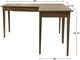 Boulder Creek Furniture West 2-Piece Natural Modular Wedge Desk and Return Set-3