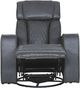 Primo™ International Heritage Colton Leather-Match Charcoal Manual Swivel Glider Recliner-3
