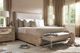 Bernhardt Aventura Beige/Marcona California King Upholstered Panel Bed-1