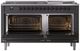 Ilve® Nostalgie II Series 60" Graphite Matte Pro Style Dual Fuel Range-2