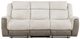 Homelegance® Harriette Beige Double Manual Reclining Sofa-2