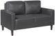 Homelegance® Malcolm Dark Gray Loveseat-0