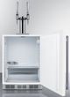 Summit® Commercial 24" White Built In Nitro-Infused Coffee Kegerator-3