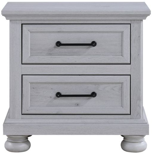 Emerald Home Larchmont Oyster Shell Nightstand-0