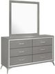 New Classic® Home Furnishings Huxley Gray Dresser and Mirror-0
