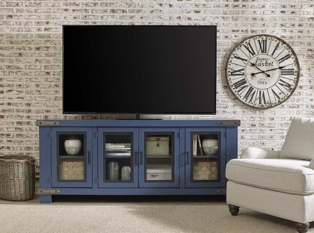 Aspenhome® Sawyer Malta Blue 78" Console-1