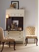 Century® Thomas O'Brien Hallings White Secretary Desk-3