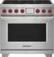 Wolf® 36" Stainless Steel Pro Style Dual Fuel Range-0