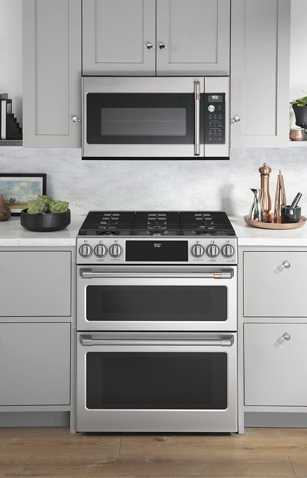 Café™ 30" Stainless Steel Slide-In Dual Fuel Range-2