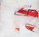 StyleCraft Austin Allen James Orange/Red/White Throw Pillow-1
