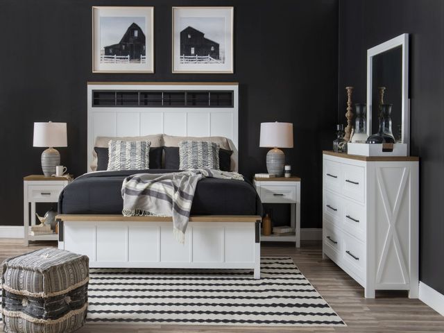 Legacy Classic Franklin Natural White Open Nightstand-1