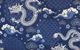 Stylecraft Blue Large Lumbar Designer Pillow-1