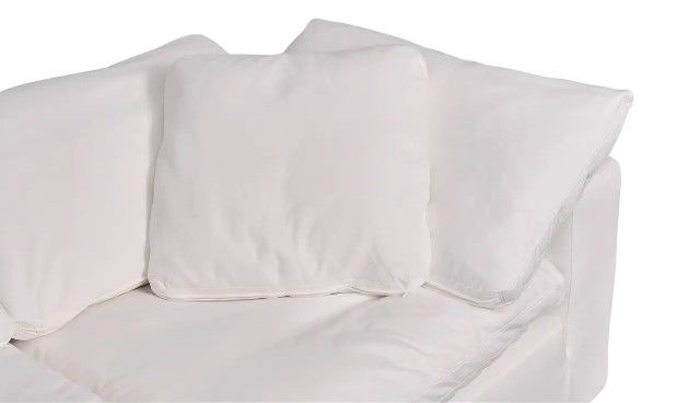 Moe's Home Collection Terra 3-Piece Cream White Sectional Sofa-2