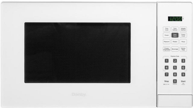 Danby® 1.1 Cu. Ft. White Countertop Microwave