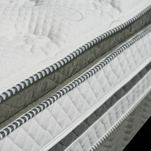 Furniture of America® Siddalee 16" Plush Hybrid Euro Pillow Top Full Mattress-3