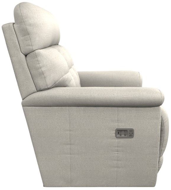 La-Z-Boy® Fulton Linen Power Rocking Recliner with Headrest and Lumbar-2