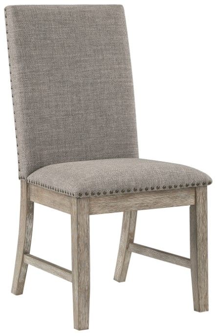 Homelegance® Southlake Light Gray Dining Side Chair-0
