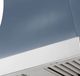 AGA Cascade 36" Stone Blue Wall Mounted Range Hood  with Polished Chrome Trim-1