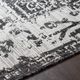 Surya Eagean Charcoal/Light Beige 4'x6' Area Rug-4