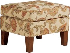 Best® Home Furnishings Customizable F43 Ottoman with Dark Walnut Legs