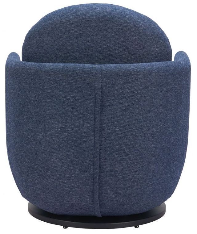 Zuo® Modern Bant Blue Swivel Accent Chair-3