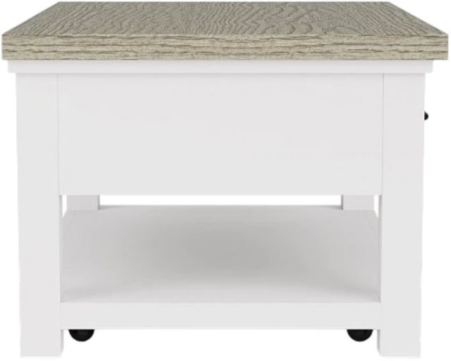 Riverside Furniture Cora Fog Small Cocktail Table with Cloud Base-2