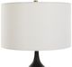 Uttermost® Caviar Matte Black Glaze Table Lamp-5