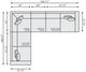 Bernhardt Barnes Bernhardt Living 4-Piece White L-Shape Sectional-4
