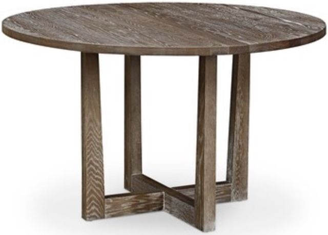 Bassett® Furniture Customizable BenchMade Liam 48" Oak Round Table-0