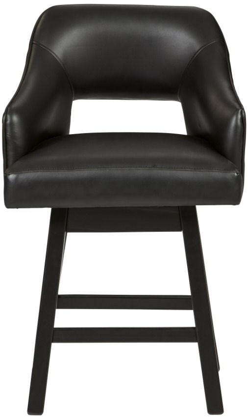 Signature Design by Ashley® Tallenger 2-Piece Black/Dark Brown Bar Stool Set-1