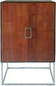 Coaster® Borman Black/Walnut Bar Cabinet-0