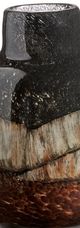 Giftcraft Black/Brown/Gray Small Glass Vase-1