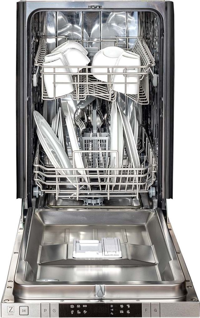 Zline 18" Panel Ready Top Control Built In Dishwasher-2