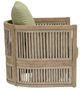 Signature Design by Ashley® Serena Shores Beige/Green Fabric/Wooden Outdoor Lounge Chair-2