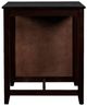 New Classic® Home Furnishings Gia 3-Piece Ebony Counter Height Dining Set-4