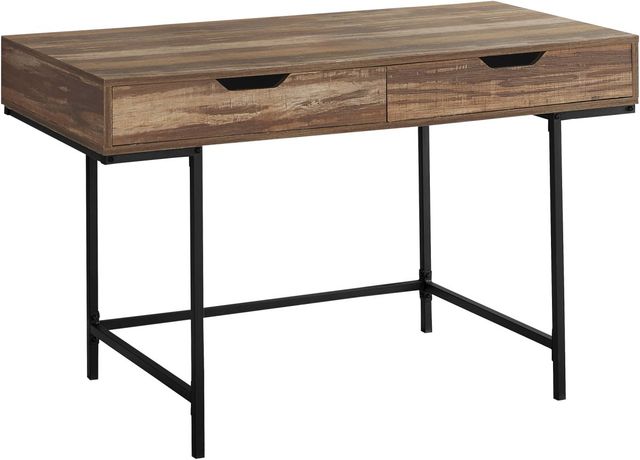 Monarch Specialties Inc. Black/Brown Computer Desk-0