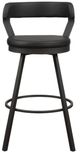 Homelegance® Appert Black/Dark Gray Swivel Pub Height Chair-2