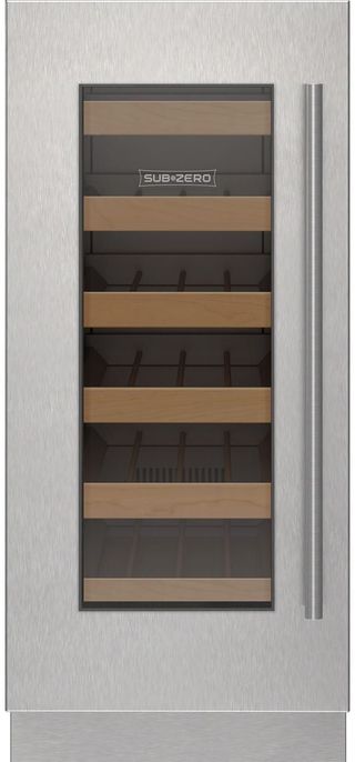 Sub-Zero® Stainless Steel Left Hinge Column Refrigerator Glass Door Panel Kit