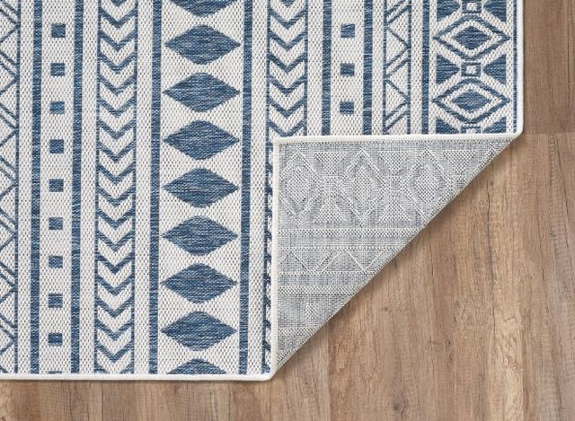 KAS Rugs Provo Blue/Ivory Natural 5'x8' Area Rug-2