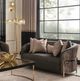 Michael Amini® Lisbon Onyx Gold Loveseat-1
