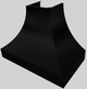 Vent-A-Hood® Designer Series 42" Black Wall Mounted Range Hood-4