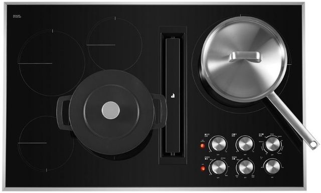 JennAir® 36" Stainless Steel Electric Downdraft Cooktop-3