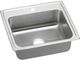 Elkay Lustertone® Classic Lustrous Satin 25" x 21-1/4" x 5-1/2" 1-Hole Single Bowl Drop-In ADA Sink with Quick-Clip-0