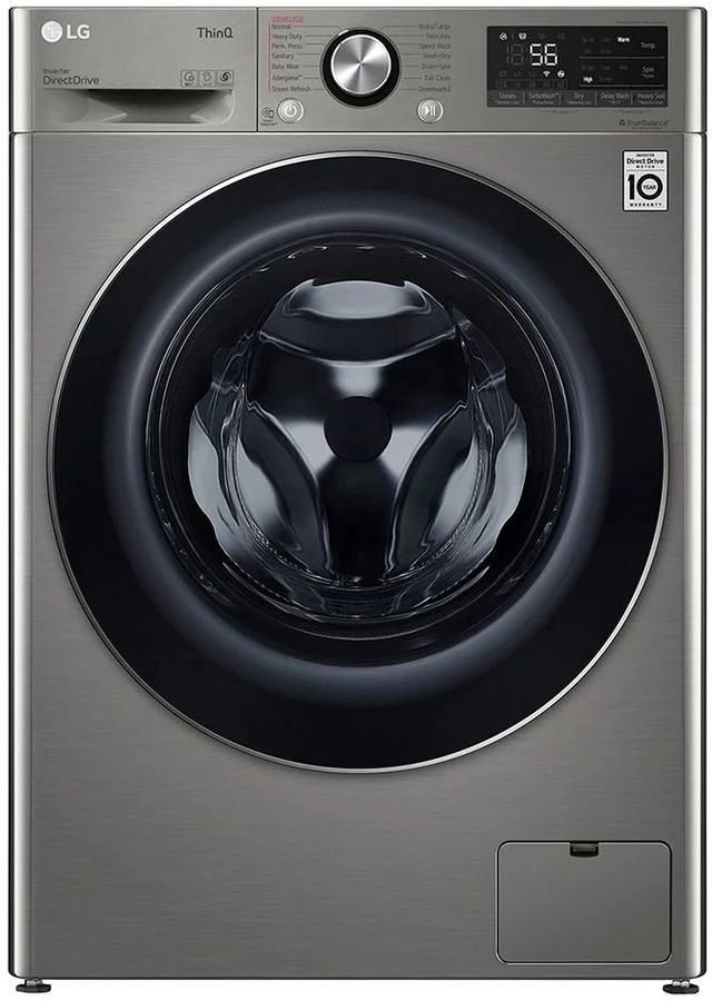 LG 2.6 Cu. Ft. Graphite Steel Front Load Ventless Washer Dryer Combo-0