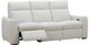 Flexsteel® Ava Silver Sand Fabric Power Reclining Sofa with Power Headrest and Lumbar-3