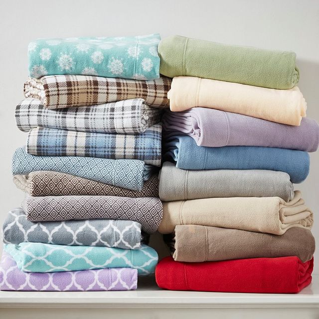 Olliix by True North by Sleep Philosophy Khaki California King Micro Fleece Sheet Set-4