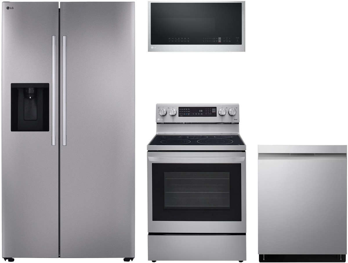 LG 4 Piece PrintProof™ Stainless Steel Kitchen Package