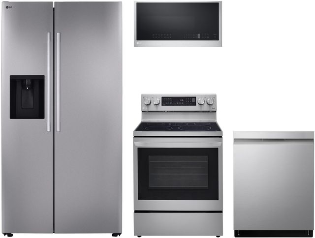 LG 4 Piece PrintProof™ Stainless Steel Kitchen Package-0