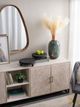 A & B Home 2-Piece Black Teak Footed Plant Stand Set-5