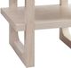 Bassett Mirror Newport White Rectangular End Table with Sunbleached Ash Base-3